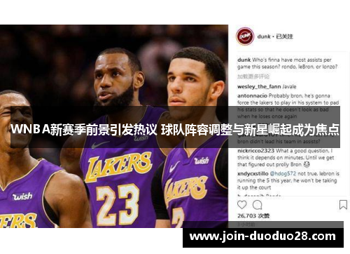 WNBA新赛季前景引发热议 球队阵容调整与新星崛起成为焦点